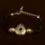 Gold Plated Pearl and Stone Embellished Mangalsutra Bracelet MS17