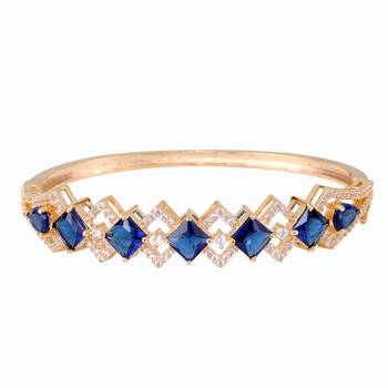 Blue cubic zirconia bangles-and-bracelets 2