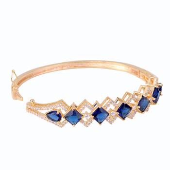 Blue cubic zirconia bangles-and-bracelets 4