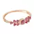 Red cubic zirconia bangles-and-bracelets