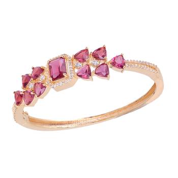 Red cubic zirconia bangles-and-bracelets 3