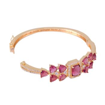 Red cubic zirconia bangles-and-bracelets 4