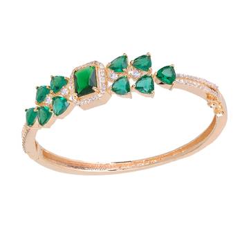Green cubic zirconia bangles-and-bracelets 2
