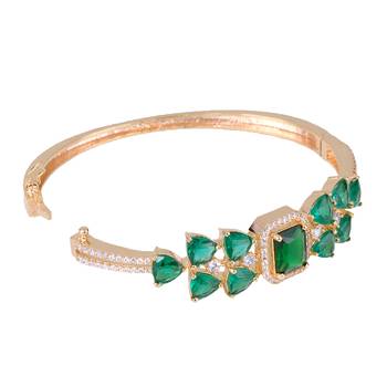 Green cubic zirconia bangles-and-bracelets 3