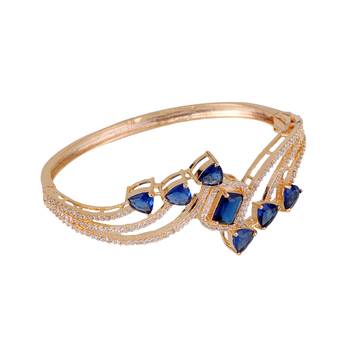 Blue cubic zirconia bangles-and-bracelets 2