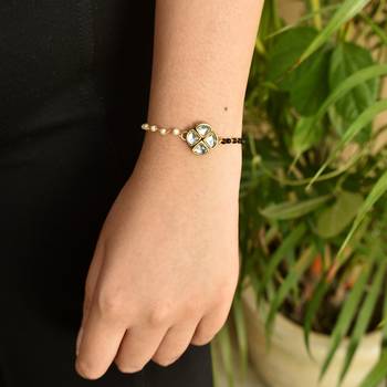 Kundan Elegance Mangalsutra Bracelet 4