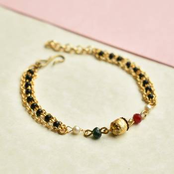 Multi Color Beads Mangalsutra Bracelet 2
