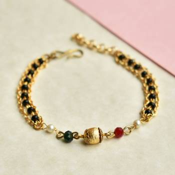 Multi Color Beads Mangalsutra Bracelet 4