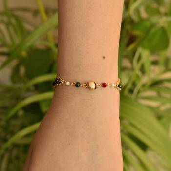 Multi Color Beads Mangalsutra Bracelet 5