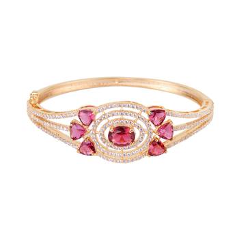 Multicolor cubic zirconia bangles-and-bracelets 2