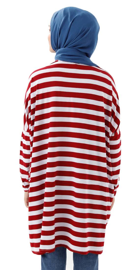 JSDC Women Daily Wear Crew Neck Style Tunic Kaftan