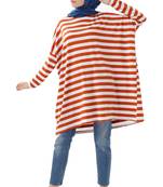 JSDC Printed Organic Jersey Stretchable Women Short Kaftan Tunic