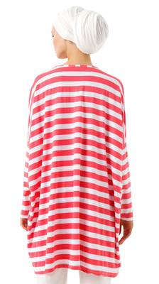 JSDC Stretchable Strips Printed Tunic Kaftan For Women 3