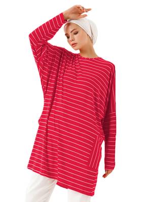 JSDC Printed Organic Jersey Stretchable Women Short Kaftan Tunic 1