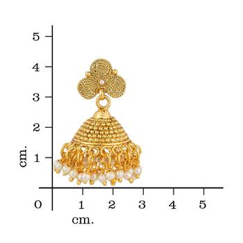 Designer Gold Plated Temple copper Jewellery set for Women 3