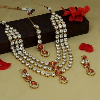Orange necklace-sets 1