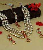 Orange necklace-sets