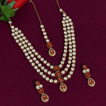 Orange necklace-sets 2