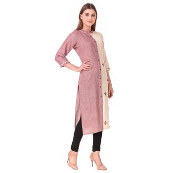 SWAGG INDIA Women's Wear South Cotton Kurti With Hand work 4