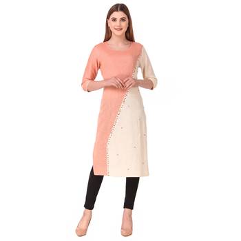 SWAGG INDIA Women's Wear South Cotton Kurti With Hand work 1