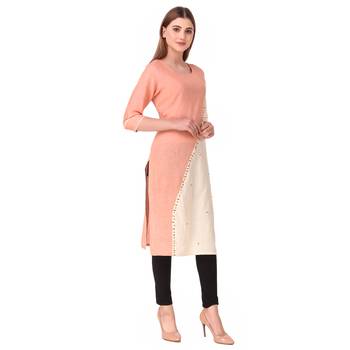 SWAGG INDIA Women's Wear South Cotton Kurti With Hand work 4