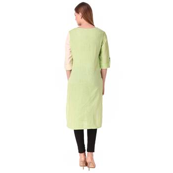 SWAGG INDIA Women's Wear South Cotton Kurti With Hand work 2