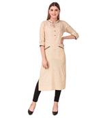 SWAGG INDIA Women's Wear Rayon Cotton Kurti with Front Pocket Style