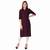 SWAGG INDIA Women's Wear Plain Cotton Kurti with Fold Up Sleeve
