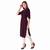 SWAGG INDIA Women's Wear Plain Cotton Kurti with Fold Up Sleeve