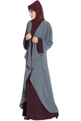 Two Piece Set of Inner Abaya and a Shrug 2
