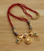 Maroon agate necklaces