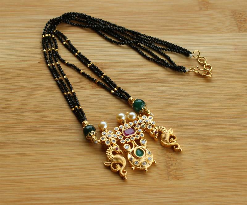 Black agate necklaces