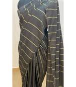 grey Poly Silk Handloom Saree