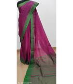 pink Poly Silk Handloom Saree