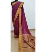 pink Poly Silk Handloom Saree