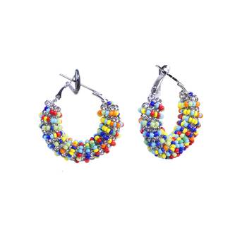 Alloy Multi Color Choker Traditional Antique Necklaces Set 3