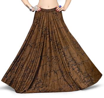 Copper printed polyester skirts 1