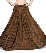 Copper printed polyester skirts
