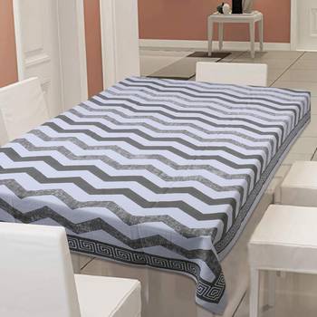 TEXSTYLERS Heavy Thick Cotton Canvas 200 TC Block Printed Table Cloth Cover 1