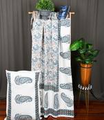 100% EXPORT QUALITY COTTON RAJASTHANI HAND BLOCK PRINTED DOUBLE SIZE BEDSHEET with TWO PILLOW CASES