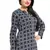 Blue printed rayon short-kurtis