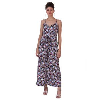 Multicolour Floral Print Polyester Women Jumpsuit 1