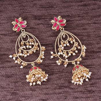 Traditional Beaded Jhumki Earrings For Women/Girls (E2471Q) 1