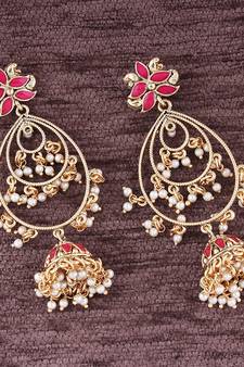 Traditional Beaded Jhumki Earrings For Women/Girls (E2471Q)