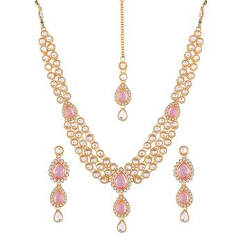 Traditional Kundan Necklace Set for Women  1