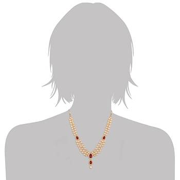 Traditional Kundan Necklace Set for Women  3