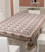 TEXSTYLERS 100% Cotton Jaipuri Print (60x90 In) 6 Seater Table Cloth Cover