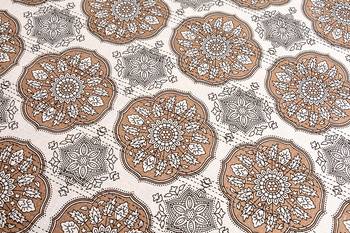 TEXSTYLERS 100% Cotton Jaipuri Print (60x90 In) 6 Seater Table Cloth Cover 4