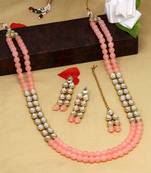 Pink necklace-sets