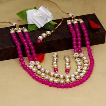 Pink necklace-sets 1